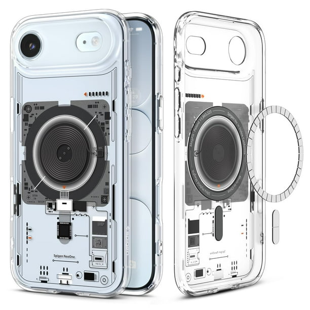 Funda Spigen Ultra Hybrid MagFit para iPhone 17 Air Transparente