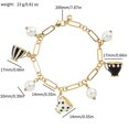 thumbnail image 1 of Joyas europeas y americanas Pendientes de taza de té esmaltados Collar largo Cadena de suéter Joyas, 1 of 6