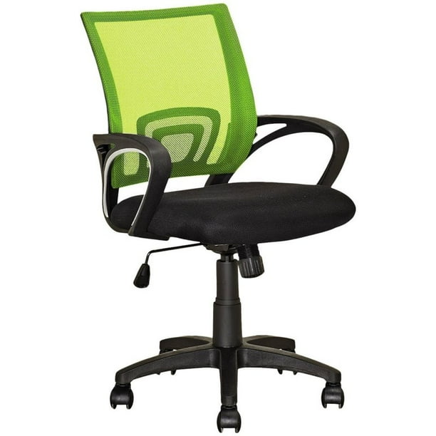 Atlin Designs Mesh Back Swivel Office Chair in Lime Green and Black