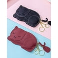 thumbnail image 3 of YOUI-GIFTS Coin Purse Mini Animal Pouch Cute Cartoon Change Purse Lovely Wallet Soft Leather Key Bag Mouse Crab Elephant, 3 of 4