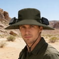 thumbnail image 3 of Sulaicai Hat with Fans Solar Power, Wide Brim Sun Hat for Men Women, Summer Essentials for Outdoor Fishing Camping Hiking Beach, 3 of 7