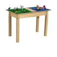 thumbnail image 3 of Time-2-Play 35"W X 15.5"D Toddler Activity Table for Learning at Classroom, Lego Blocks Compatible Table with Trough, 3 of 5