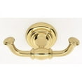 thumbnail image 4 of Alno A6784-SB Charlies 4-1/2" W Traditional Double Prong Solid Brass Wall Mounted Bathroom, 4 of 7