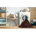 thumbnail image 2 of Ahgly Company Machine Washable Indoor Rectangle Traditional Bakers Brown Area Rugs, 8' x 10', 2 of 7