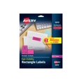 thumbnail image 1 of Avery 5970 Neon Laser Labels, Rectangle, 1-Inch X2-5/8-Inch, 750/Pk,Neon Magenta, 1 of 2