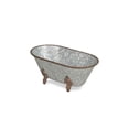 thumbnail image 3 of Decoración de bañera Cheungs Lavande, metal, flor de lis, grande, galvanizada, 3 of 6