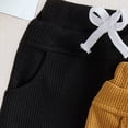 thumbnail image 7 of Quealent Toddler Baby Boy Summer Shorts Active Jogger Pants Elastic Waist Pocket Solid Color Athletic Sweatpant Harem Bottoms Gray for Size 18-24 Months, 7 of 7