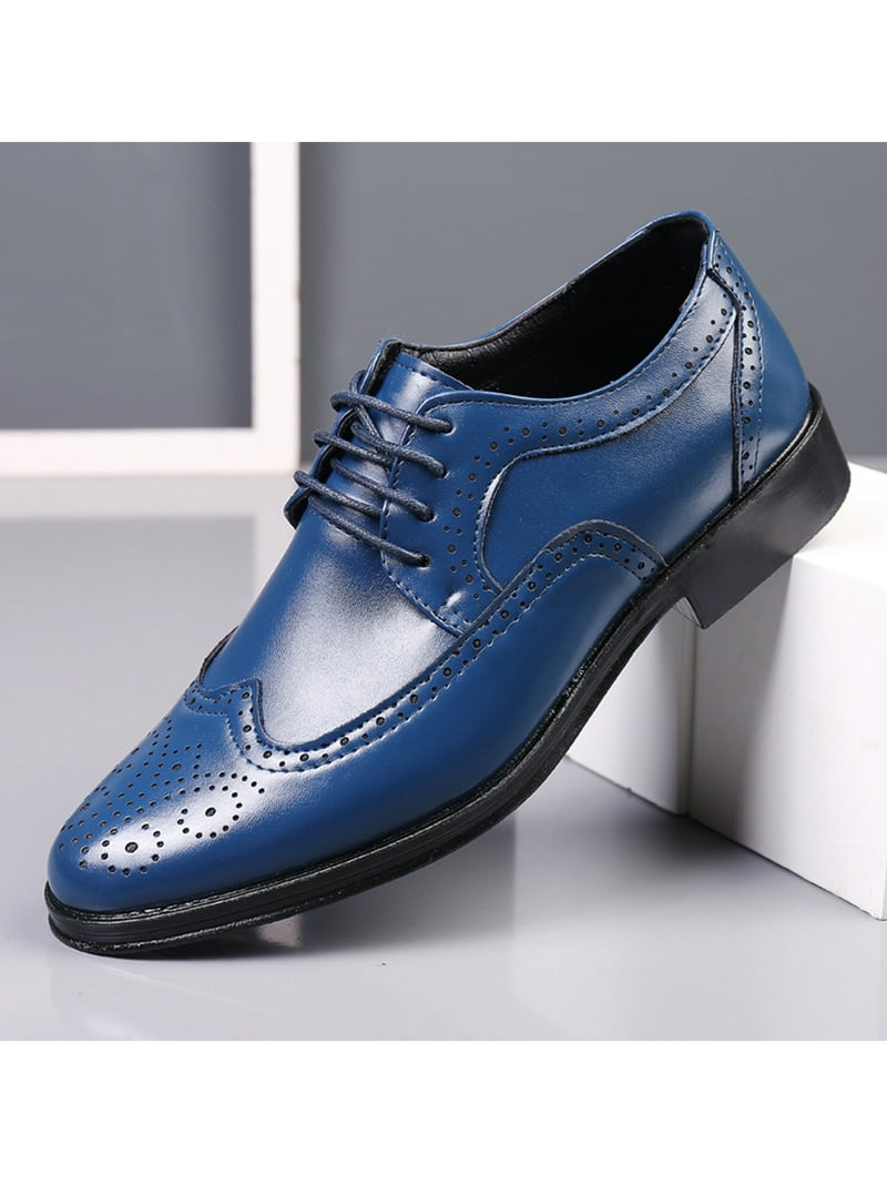 Groom Shoes Mens Blue Shoes For Wedding Beach Wedding Shoes Men's