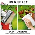thumbnail image 5 of Green Christmas Decorative Front Door Mat, Xmas Max Dog Hohoho Doormat Indoor Outdoor Non-Slip Floor Entryway Rug, Funny Holiday Home Kitchen Decoration 17x29 Inch, 5 of 6