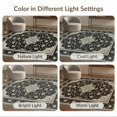 thumbnail image 7 of ODIKA 3'x5' Washable Accent Rug Foyer Traditional Botanical Symmetrical Layout Delicate Entryway for Bedside, Nursery Room, Pet Friendly & Non-Shedding, 7 of 7