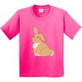 thumbnail image 3 of Inktastic Easter Cute Floppy Ear Brown Bunny Youth T-Shirt, 3 of 5