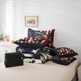 thumbnail image 6 of jejeloiu Pike Fish 7 Pieces Bedding Comforter Set,Jungle Animal Deer Full Bedding Set,Fishing And Hunting Fitted Sheet Flat Sheet For Boys Kids,Breathable Home Decor Reversible, 6 of 8