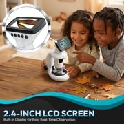 Contixo MS2 Kids Digital Microscope with 2.4 LCD Screen,STEM Science Toy for Students