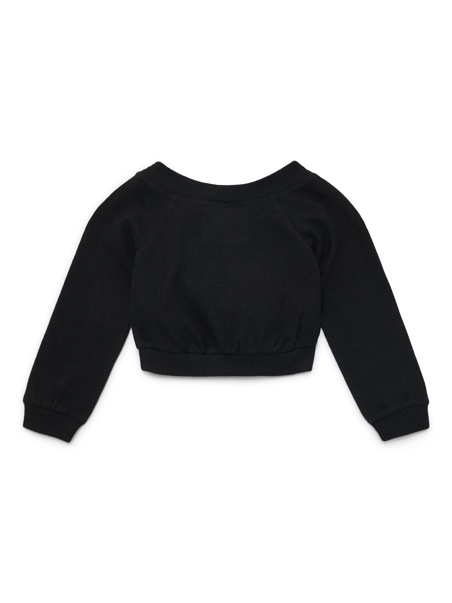 Weekend Academy Girls Hacci Knit Top with Long Sleeves, Size 4-18