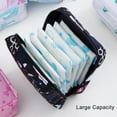 thumbnail image 4 of SEARCHI Sanitary Napkin Storage Bag, Portable Period Bag for Women Teen Girls Menstrual Cup Pouch Nursing Pad Holder, 4 of 6