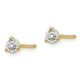 thumbnail image 2 of 14K Yellow Gold Earring Stud Women'S Diamond Lab Grown Gsi, 2 of 2
