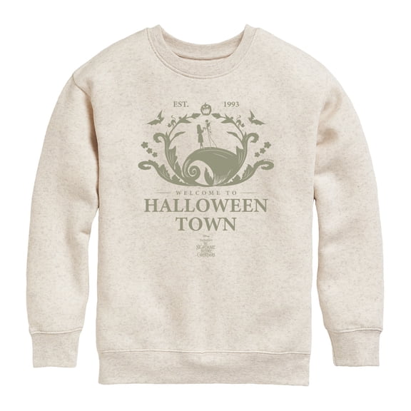 The Nightmare Before Christmas - Desination - Youth Boys Crew Fleece Sweatshirt
