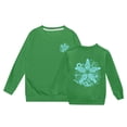 thumbnail image 4 of PMVFHDE Liquidation Chandails en Molleton pour Enfants Mode Décontractée Imprimé à Manches Longues Vert,120, 4 of 7