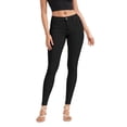 thumbnail image 3 of Hybrid & Company Jeans en Denim Extensible pour Femmes P37375SK Noir 11, 3 of 4