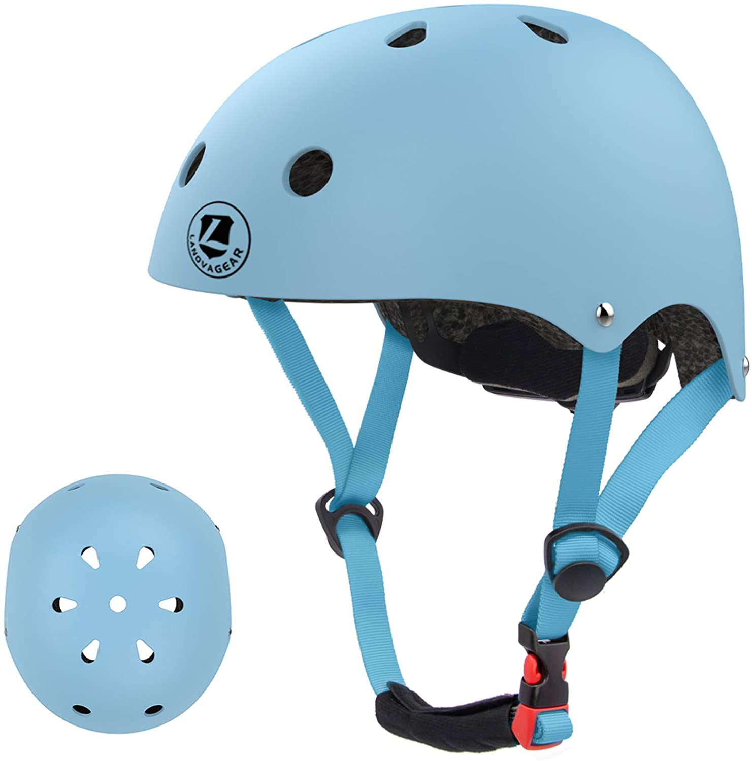Multi-Sport Cycling Bicycle Skating Scooter Roller Skates Kids Bike Helmet for 2-14 Years Old Toddler Youth Adjustable Skateboard Helmet 