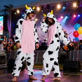 thumbnail image 4 of YUEHUA Cartoon Anime Cow Polar Fleece Pajamas Performance Clothes Border, 4 of 10