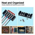 thumbnail image 4 of Terminal Block and Strip - 6 Sets 4/5/6 Positions 600V 15A Dual Row Wire Screw, 4 of 6