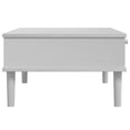 thumbnail image 5 of vidaXL Coffee Table SENJA Rattan Look White 100x55x33 cm Solid Wood, 5 of 5