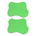 thumbnail image 1 of Unique Bargains 2pcs Acrylic Irregular Coaster, Creative Coaster Mug Pad Coffee Cup Coaster, Green (7x6 Inch), 1 of 6