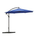 thumbnail image 2 of GARDEN 10" Ft Offset Cantilever Umbrellas w/ Base Weights Included for Outdoor Patio Shade, Royal Blue, 2 of 5