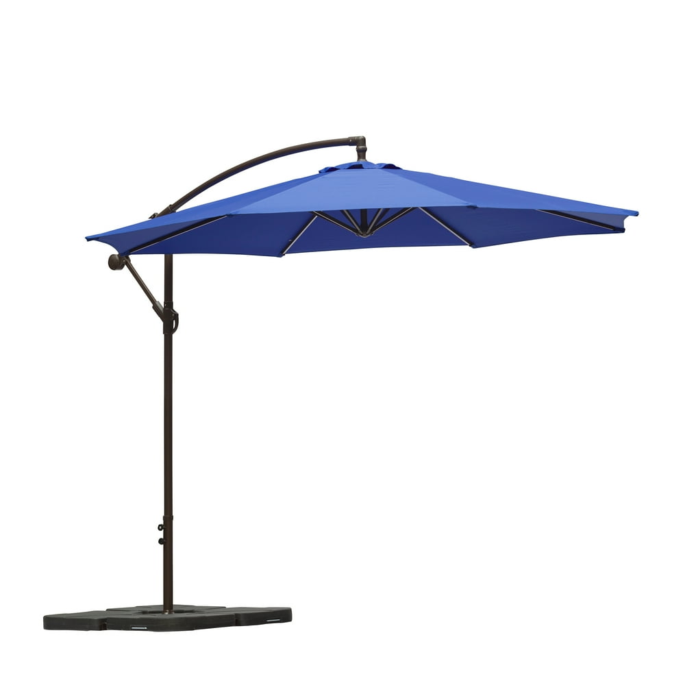 Westin Outdoor 10 Ft Cantilever Offset Umbrella with Base Weights Included for Outdoor Patio UV