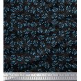 thumbnail image 1 of Soimoi Poly Georgette Fabric Artistic Leaves Fabric Prints by Yard 42 Inch Wide, 1 of 1