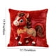 thumbnail image 3 of Uuiauoio Chinese Happy Lunar New Year Spring Festival Throw Pillow Cover, 18 x 18 Inch Year of The Horse Holiday Cushion Case Decoration for Sofa Couch Home Decor, 3 of 6