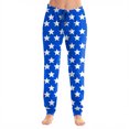 thumbnail image 2 of Trgacdwlo Womens Star Print Pajama Pants Loose Fit Joggers Women's Pajama Bottoms Elastic Waist Drawstring Soft Sleep Pants for Women with Pocket, 2 of 5