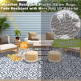 thumbnail image 2 of Alfombra exterior Alfolo, 274x366 cm, impermeable, gris, 2 of 9