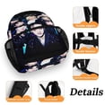 thumbnail image 3 of 13In SKZ Stray Korea Ki Backpack Front Pocket Small Knapsack Cartoon Daypack Lightweight Bookbag, 3 of 8