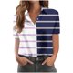 thumbnail image 2 of mfyjkho Tops Para Hacer Ejercicio, Blusa Informal De Manga Corta Con Botones Y Bolsillo Para Mujer, Cómoda Y Con Estampado Tops Para Salir Xxxxxl, 2 of 4