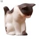 thumbnail image 1 of Adorno de gato COOLL, imagen de animal, mano de obra exquisita, mini gato realista, artesanías, figuras en miniatura para el hogar, 1 of 8