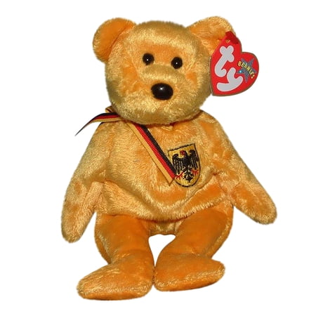 Ty Beanie Baby: Prinz Von Gold the Bear | Stuffed Animal | MWMT price history on PriceWatchPro