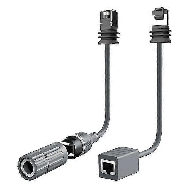 2 adaptadores de cable Ethernet para satélite Starlink Gen3 V3 rectangulares, convertidor RJ45 de 1000 Mbps