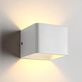 thumbnail image 5 of Wall and Down Lights Creative 3W Bedside Wall Light Sconce Wall Sconce for Home Hallway Hotel Bedside Bedroom - White, 5 of 8
