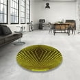 thumbnail image 4 of Ahgly Tapis d'Intérieur Lavable en Machine Carré Vert, 4 Pieds Carré, 4 of 7
