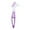 Purple, variant on Denture Cleaning Brush Multi-Layered Bristles False Brush Bristles & Ergonomic Rubber Handle Oral Care Tool