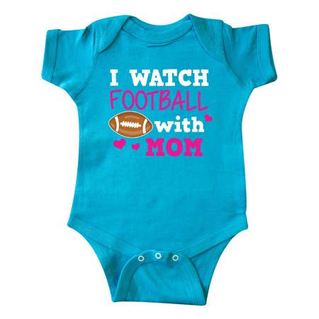 

Inktastic I Watch Football with My Mom Gift Baby Girl Bodysuit