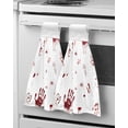 thumbnail image 2 of Home Sweet Gnome Lattice Sunflower Kitchen Hand Towel Strong absorbent Towel Washing Room Handkerchief Towel, 2 of 7