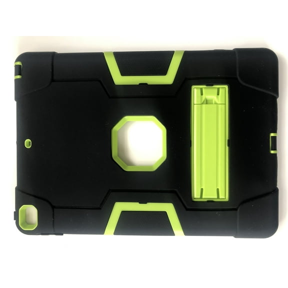 Golden Sheeps Compatible for iPad 9/8/7 Generation Case (2021/2020/2019) 10.2 inch Impact Hybrid Drop Proof Armor Defender Full-Body Protection Case Convertible Built in Stand -black green