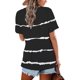 thumbnail image 3 of Camiseta de Verano Casual Lunivop para Mujer con Cuello en V y Rayas, 3 of 3