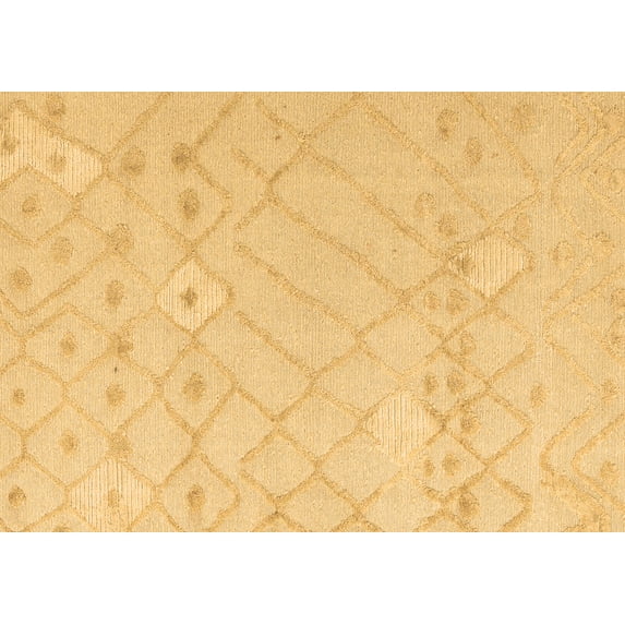 Ahgly Company Indoor Rectangle Solid Brown Modern Area Rugs, 8' x 10'