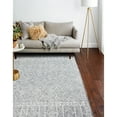 thumbnail image 2 of Bashian R131-BL-4X6-AL119 3.6 x 5.6 in. Valencia Transitional Hand Tufted Area Rug, Blue, 2 of 5