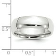 thumbnail image 7 of 14K White Gold 7mm Comfort-Fit Band Ring Size 6, 7 of 7