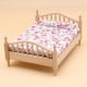 thumbnail image 4 of Cama de Madera para Casa de Muñecas en Miniatura con Estilo Único, 4 of 9